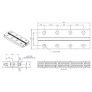 Балка из анодированного алюминия Makeblock 8х24х64 мм (0824-064-Blue) 4 шт.