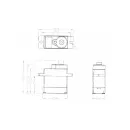 Микро-серводвигатель с металлическим редуктором Makeblock 9g Micro Servo (Metal Gear) Robot
