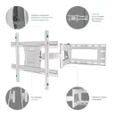 Кронштейн настенный ONKRON M7L White для размера 40"-75"