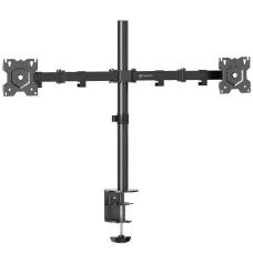 Кронштейн настольный для двух мониторов ONKRON Black D221E для размера 13"-32"