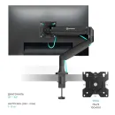 Кронштейн настольный ONKRON G100 Black для размера 13"-32"