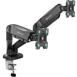Кронштейн настольный для двух мониторов ONKRON G160 Black для размера 13"-32"