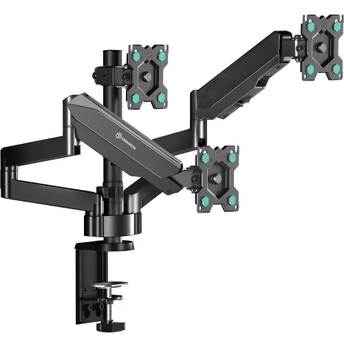 Кронштейн настольный для трёх мониторов ONKRON G280 Black для размера 13"-32"