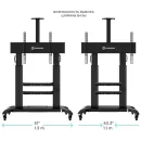 Мобильная напольная стойка ONKRON TS2811 Black для размера 60"-100"
