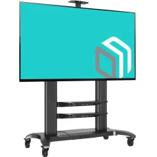 Мобильная напольная стойка ONKRON TS2811 Black для размера 60"-100"