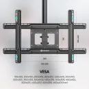 Кронштейн потолочный ONKRON N1L Black для размера 32"-80"