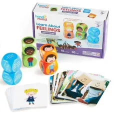 Развивающий игровой набор "Наши чувства" Learning Resources 92868 (кубики с карточками, 36 элементов)