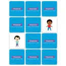 Развивающий игровой набор "Наши чувства" Learning Resources 92868 (кубики с карточками, 36 элементов)