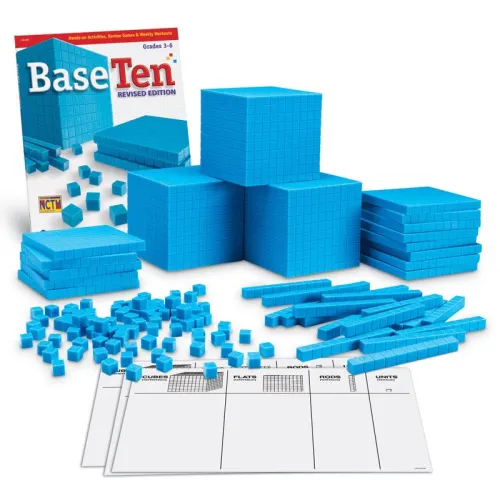 Развивающий игровой набор "Базовая десятка",большой Learning Resources LER0932 (комплект для группы до 25 человек, 823 элемента)