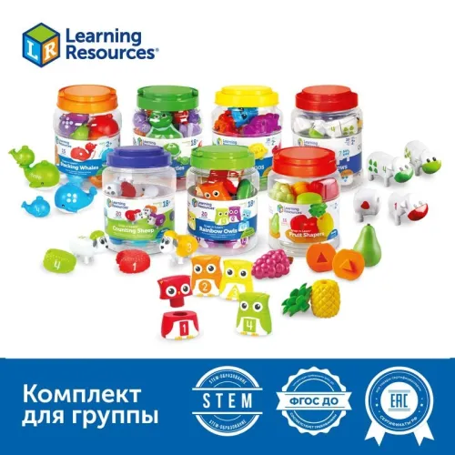 Развивающий игровой комплект для познавательно-речевого развития "Соединяй и учись" Learning Resources MS0011 (для ясельной группы)