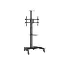 Мобильная напольная стойка FIX TTV06-46TW (black) для размера 37-70"