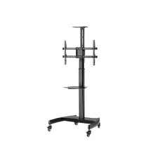 Мобильная напольная стойка FIX TTV06-46TW (black) для размера 37-70"