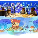 Интерактивная стена Interactive Project "Ожившие рисунки" (с проектором, в металлическом корпусе)