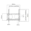 Кронштейн настенный Exell EXi-H1244-AT для размера 32"-55"