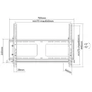Кронштейн настенный Exell EXi-H1264-AT для размера 37"-80"