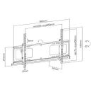 Кронштейн настенный Exell EXi-H1284-AT для размера 43"-90"