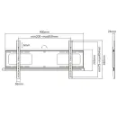 Кронштейн настенный Exell EXi-H1284-AF для размера 43"-90"