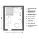 Комплект оборудования АЛМА для сенсорной комнаты 20 м²
