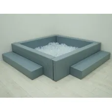 Сухой бассейн АЛМА с шариками и RGB-подсветкой 140х140 см.