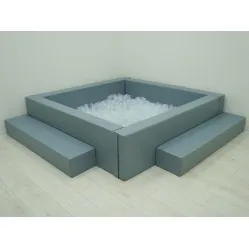 Сухой бассейн АЛМА с шариками и RGB-подсветкой 140х140 см.