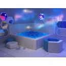 Сухой бассейн АЛМА с шариками и RGB-подсветкой 190х190 см.