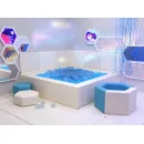 Сухой бассейн АЛМА с шариками и RGB-подсветкой 190х190 см.
