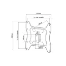 Кронштейн настенный Wize WF43F для размера 10"-37"