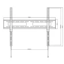 Кронштейн настенный Wize WF63 для размера 42"-85"