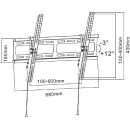 Кронштейн настенный Wize WT55 для размера 32"-80"