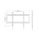Кронштейн настенный FIX LP37-69F для размера 60"-100" (black)