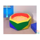 Мягкий детский бассейн 8 угольный разборный "Инклюзив"