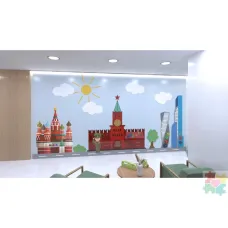 Настенная панель «Кремль» Инклюзив