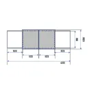 Опорно-подвесная рельсовая система PolyGlide Ascet 1.1 1200