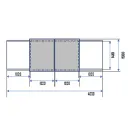 Опорно-подвесная рельсовая система PolyGlide Ascet 1.1 1500