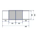 Опорно-подвесная рельсовая система PolyGlide Ascet 1.1 1400