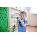 Настенный модуль с объемными телами и зеркалом L70 х B10 х H70 см "Монтессори"