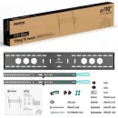 Кронштейн настенный ONKRON UT12 Black для размера 60"-110"