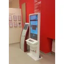 Сенсорный информационный киоск «ПРОСИГМА» Мои Документы для МФЦ 55" с шрифтом Брайля термопринтером для печати талонов электронной очереди (бюджетная комплектация)