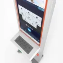 Сенсорный информационный киоск «ПРОСИГМА» Мои Документы для МФЦ 55" с шрифтом Брайля термопринтером для печати талонов электронной очереди (бюджетная комплектация)