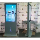 Сенсорный информационный киоск «ПРОСИГМА» Тотал MAX 43" Доступная среда (с тактильными сенсорными пиктограммами выполненные шрифтом Брайля) (базовая комплектация)