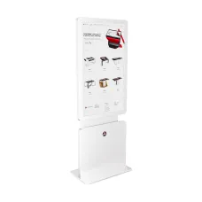 Сенсорный информационный киоск AxeTech Spin 65" Premium 2.0 изменение ориентации дисплея