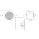 Потолочная акустическая система BIAMP CM4T Apart