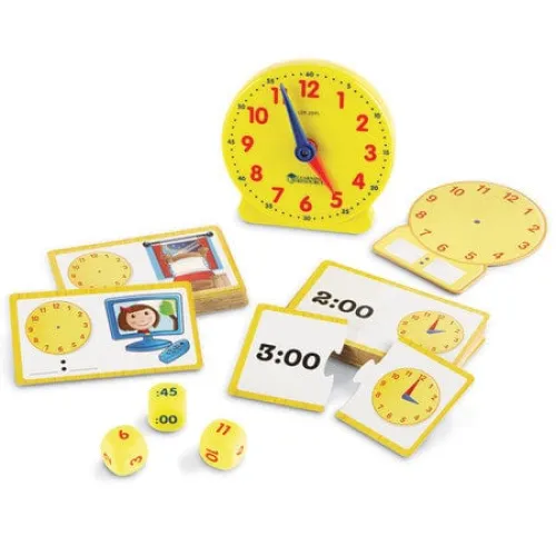 Развивающий игровой набор "Учимся определять время" Learning Resources LER3220 (41 элемент)