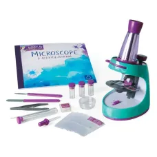 Развивающий игровой набор "Мой первый микроскоп" Learning Resources EI-5350 (с подсветкой и препаратами, 21 элемент)