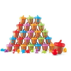 Развивающий игровой набор "Волшебные желуди. Найди букву" Learning Resources LER6802 (78 элементов)