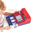 Развивающий игровой набор "Игрушечный кассовый аппарат" Learning Resources LSP2629-EUR (с евро, 47 элементов)