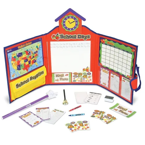 Развивающий игровой набор "Школа" Learning Resources LSP2642-UK (серия Pretend & Play, 142 элемента)