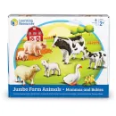 Развивающий игровой набор «Животные фермы. Мамы и малыши» Learning Resources LER0835 (8 элементов)