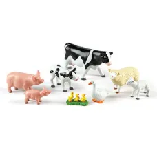 Развивающий игровой набор «Животные фермы. Мамы и малыши» Learning Resources LER0835 (8 элементов)