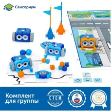 Комплект "Патриотическое воспитание" Learning Resources MS0037 Безэкранное программирование с Роботом Ботли с 10 тематическими полями